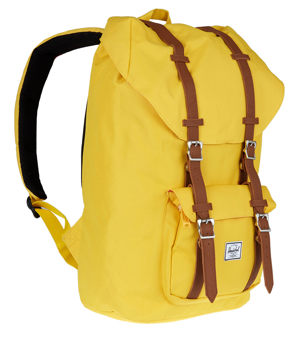 Lyst Herschel Supply Co. Yellow Little America Backpack in Yellow