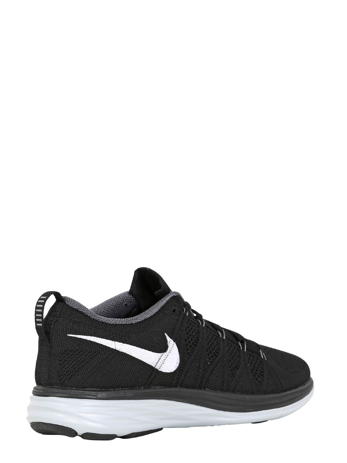 Nike Flyknit Lunar2 Running Sneakers in Black/White (Black) for Men - Lyst