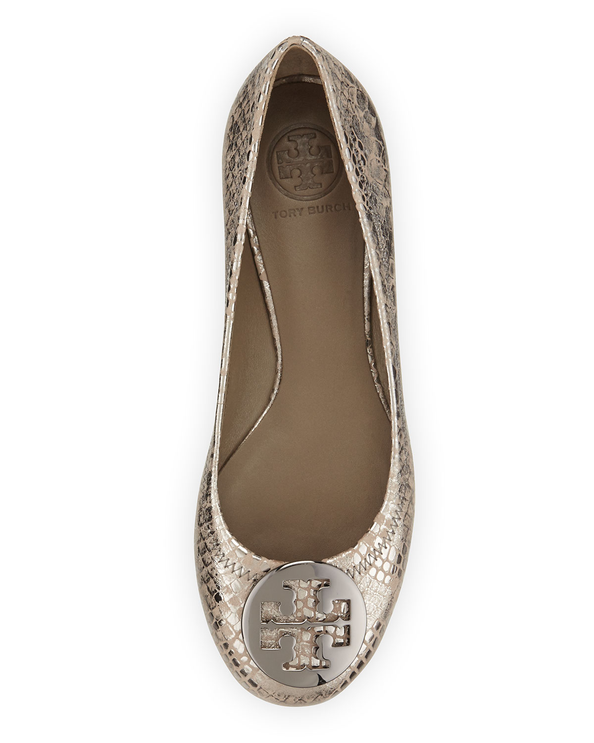 tory burch miller snake embossed