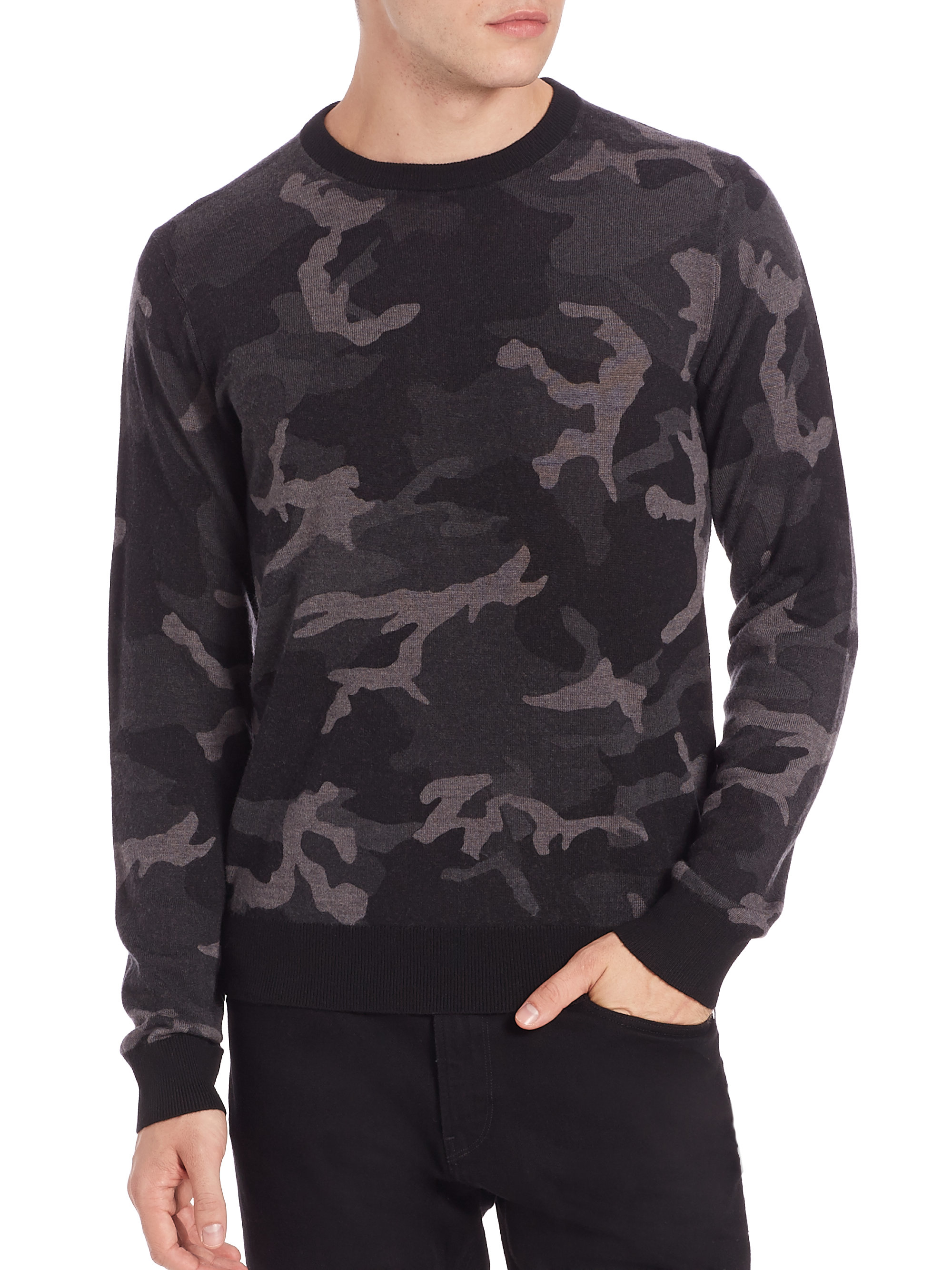 michael kors camo sweater