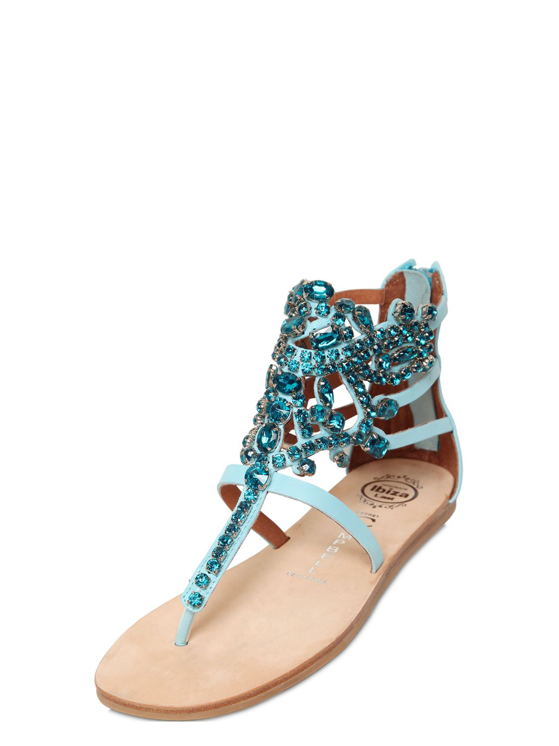 cheap jeweled sandals