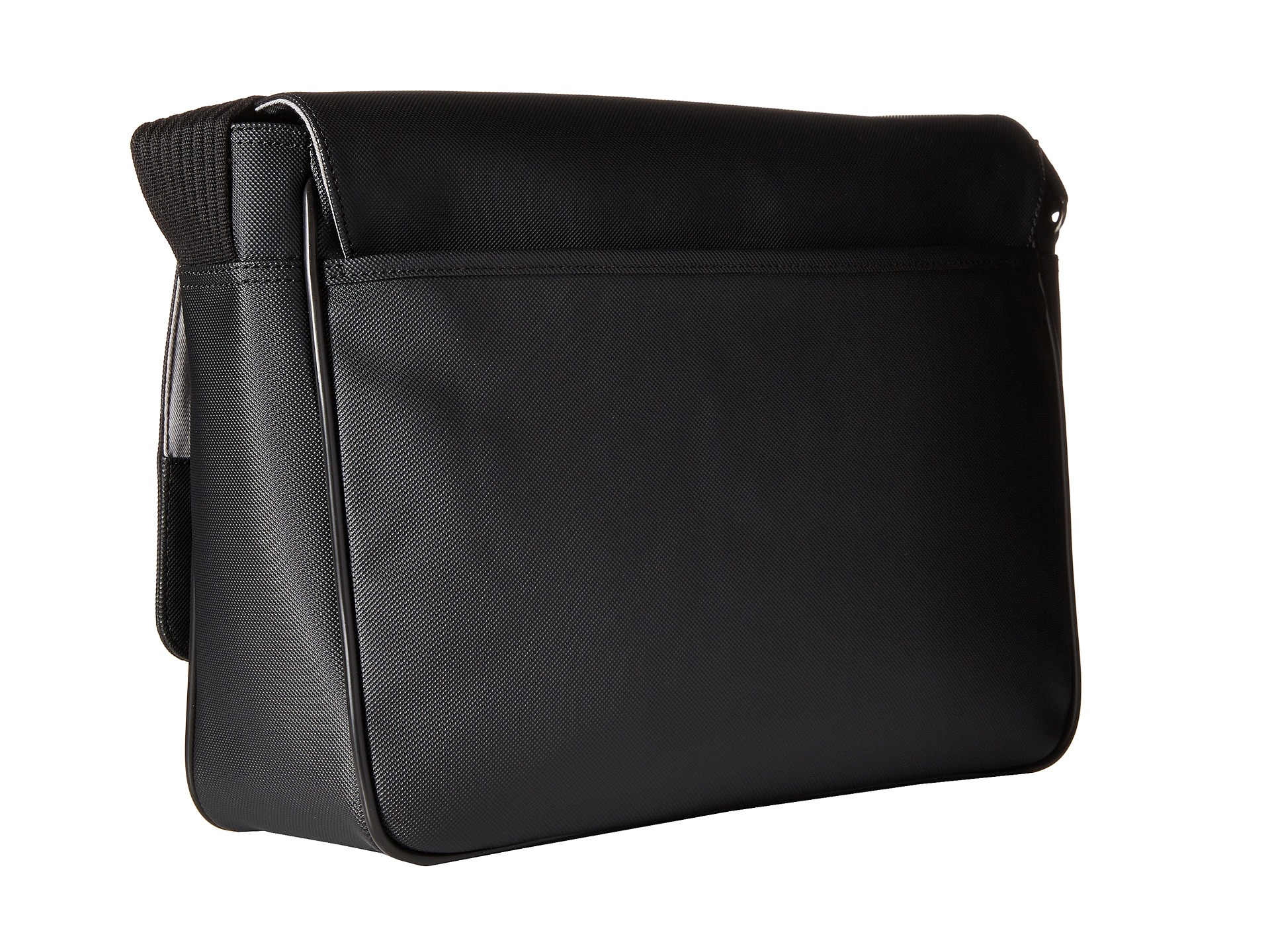 Lacoste Synthetic Classic Messenger Bag in Black for Men - Lyst