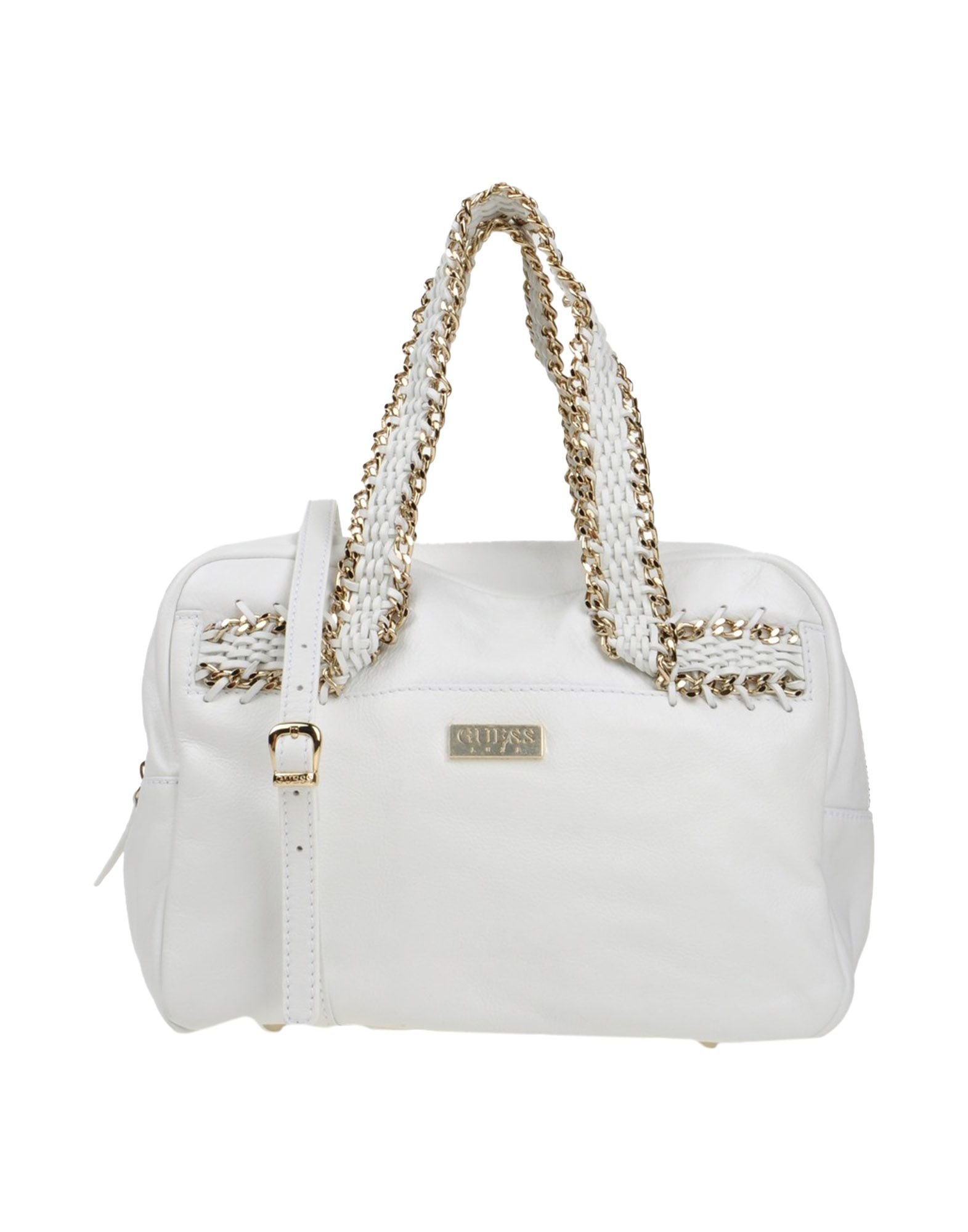 White Guess Handbag. GUESS Noelle Triple Compartment Crossbody, White.