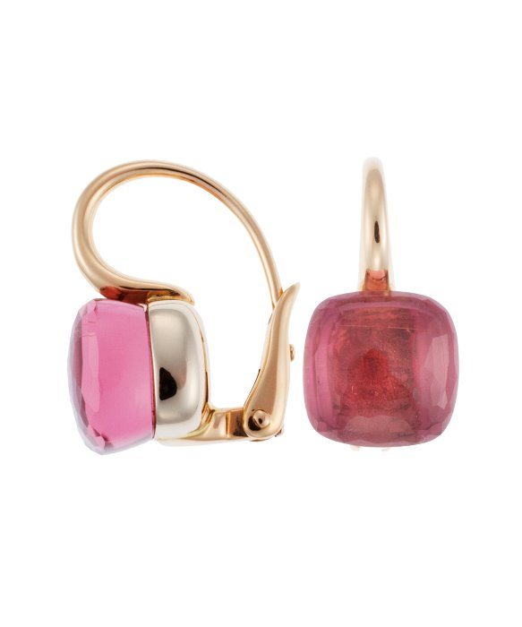 Pink Tourmaline Earrings Yellow Gold Best All Earring Photos Lyst Pomellato Women S Nudo 18k Yellow Gold Pink Tourmaline