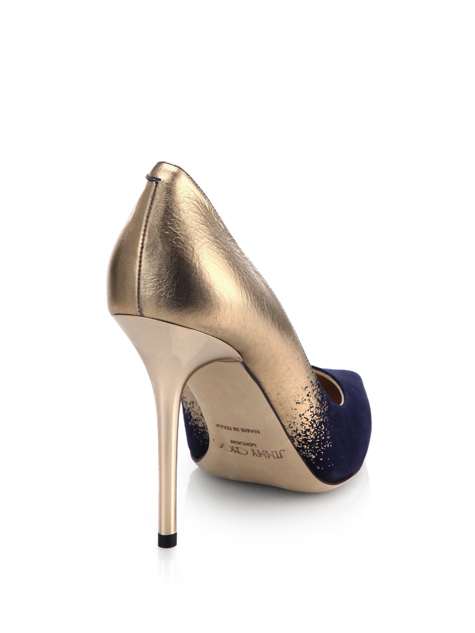 Jimmy Choo Abel Suede \u0026 Mirror Leather 
