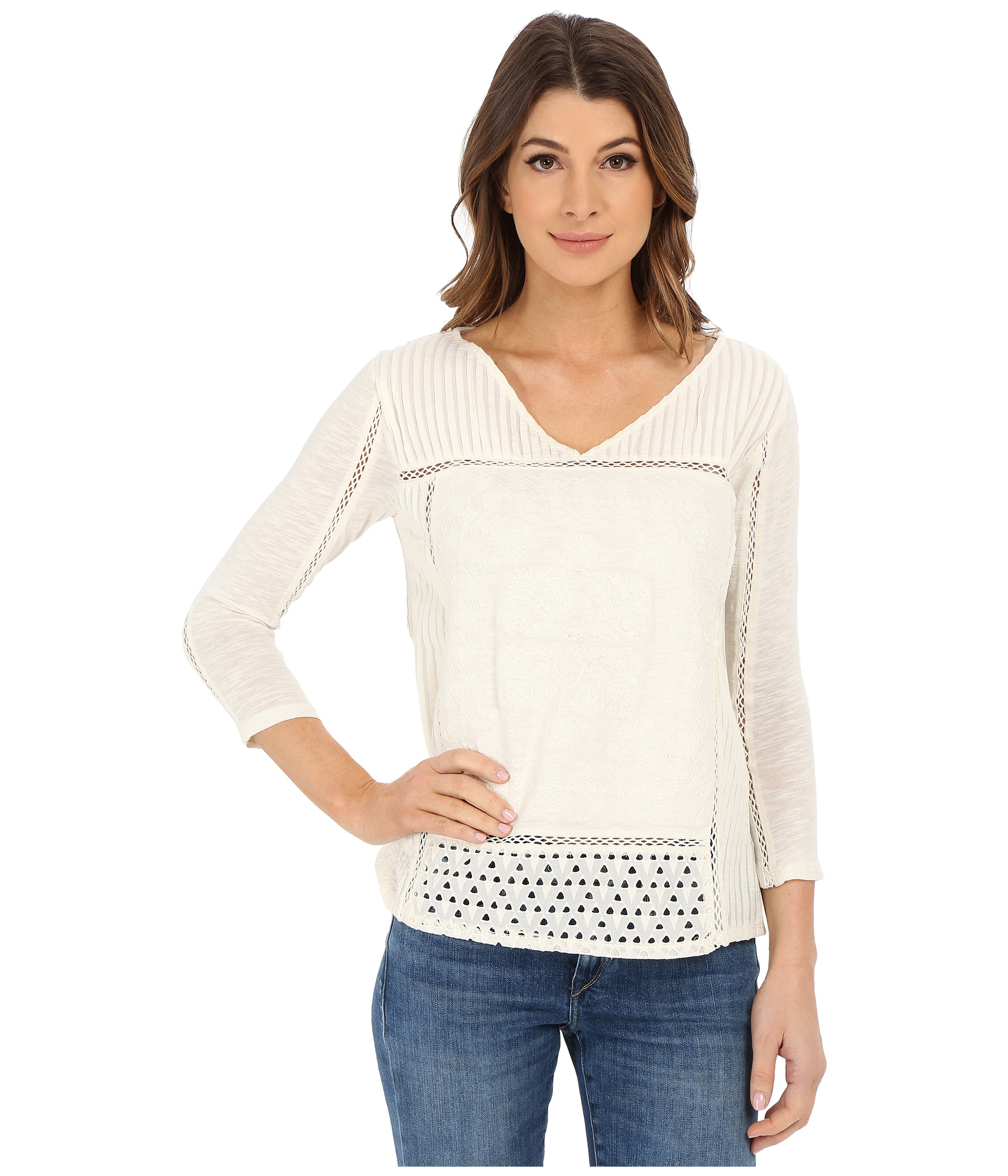 lucky brand white top