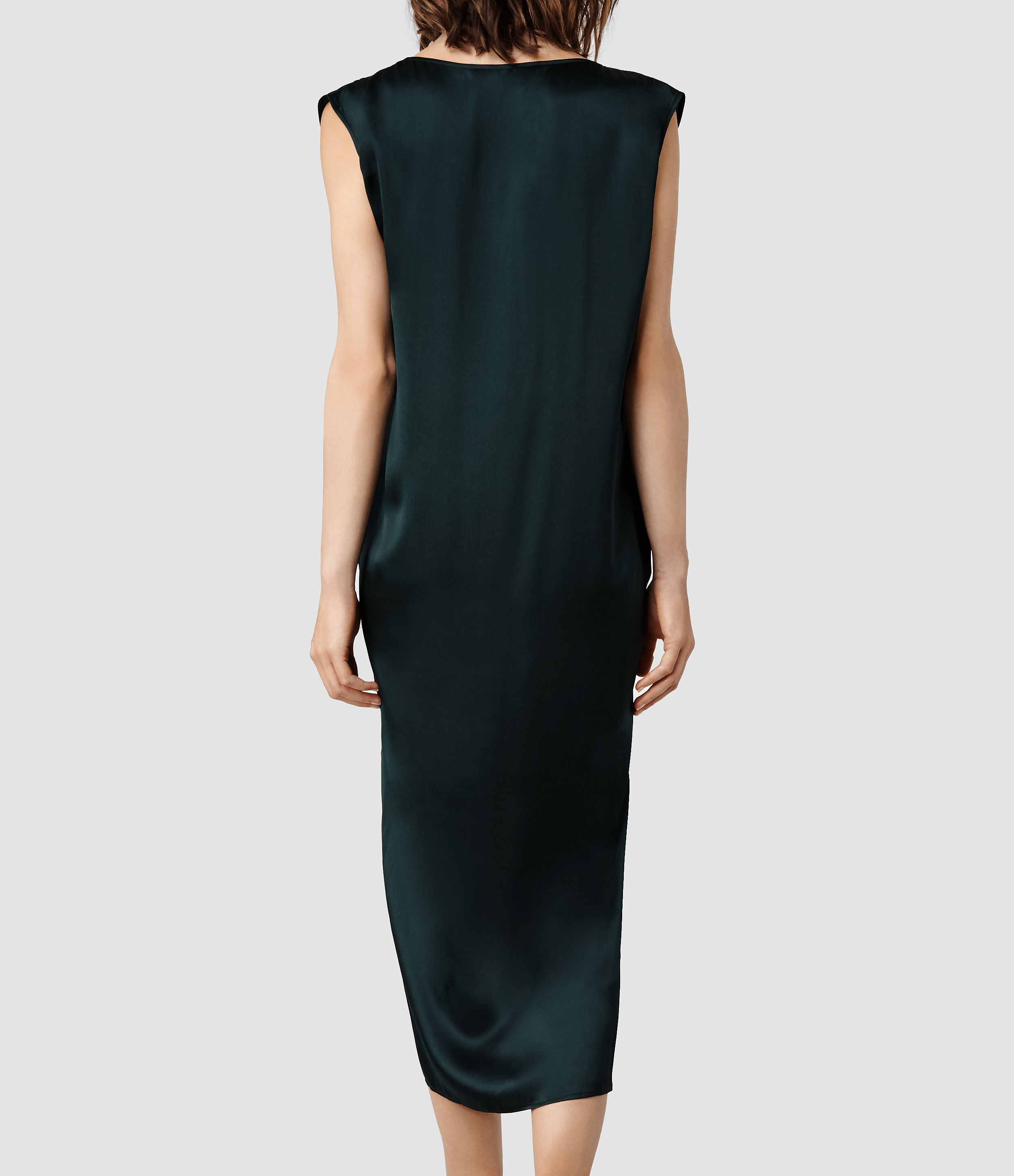 jersey knit swing dress Long-Sleeve Jersey-Knit Mini Swing Dress for Women