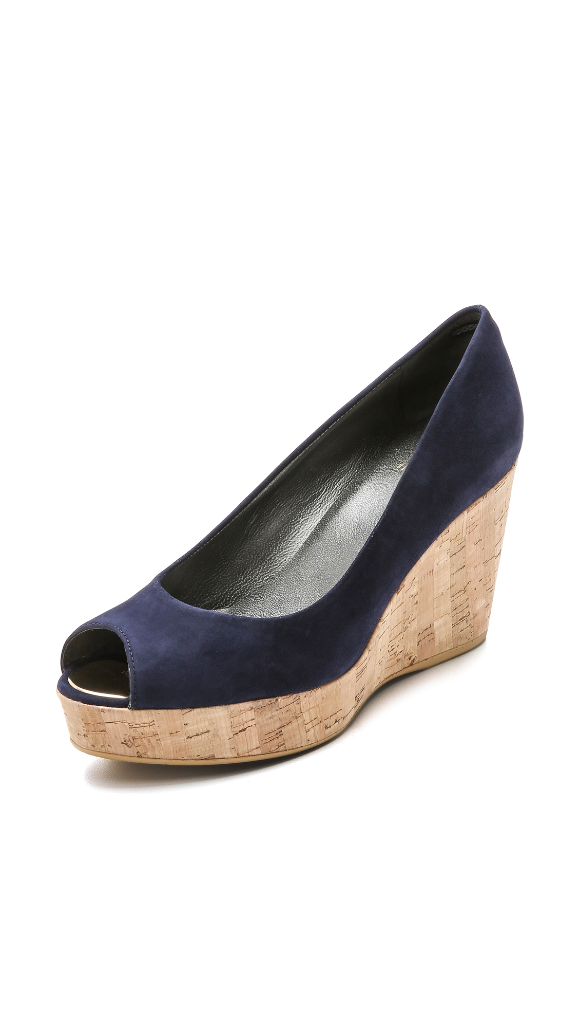 stuart weitzman anna peep toe wedge