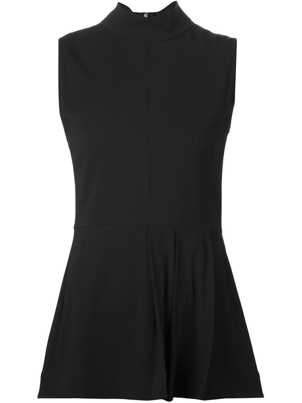 turtleneck peplum top