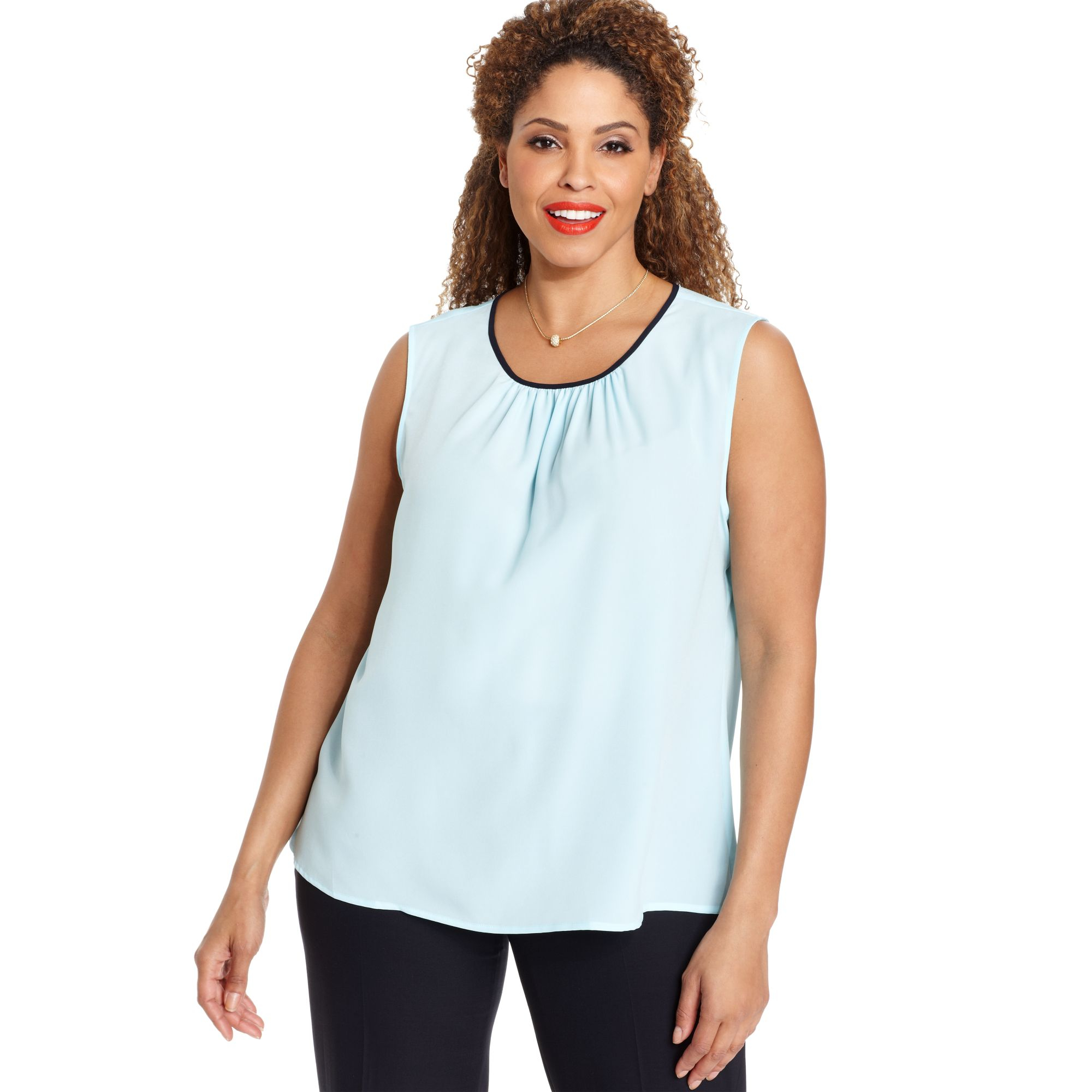 Online new york collection blouses plus size tops