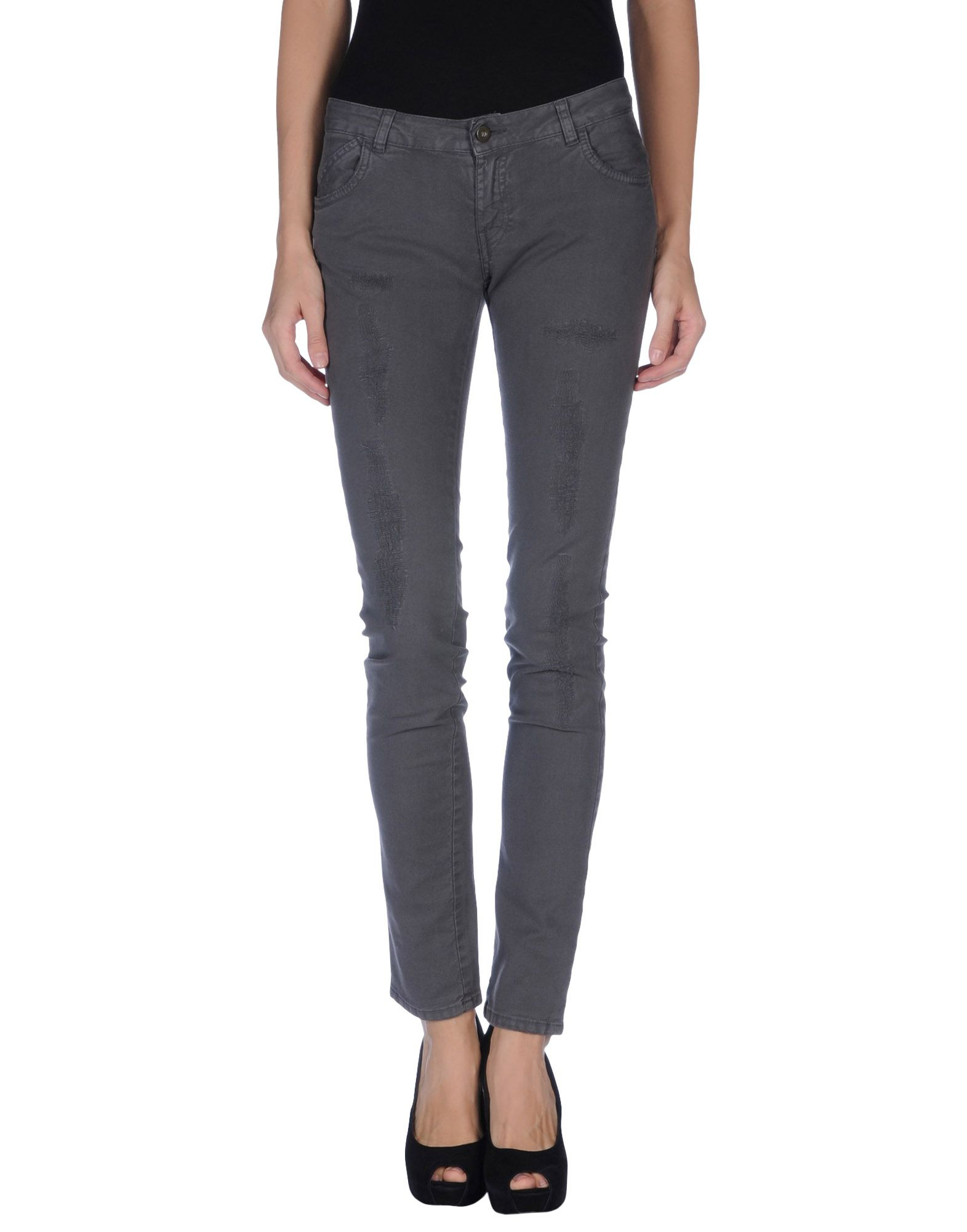 Gold case Denim Trousers in Gray (Lead)