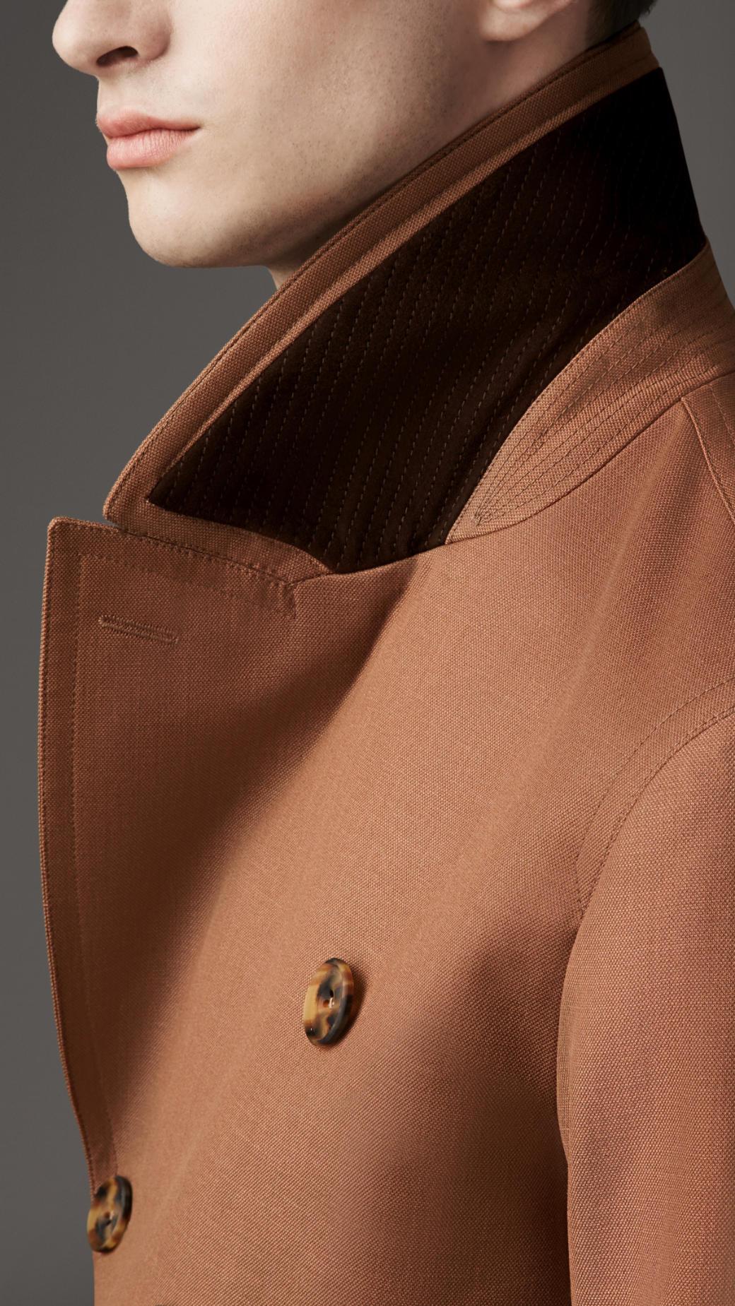 mohair trench coat