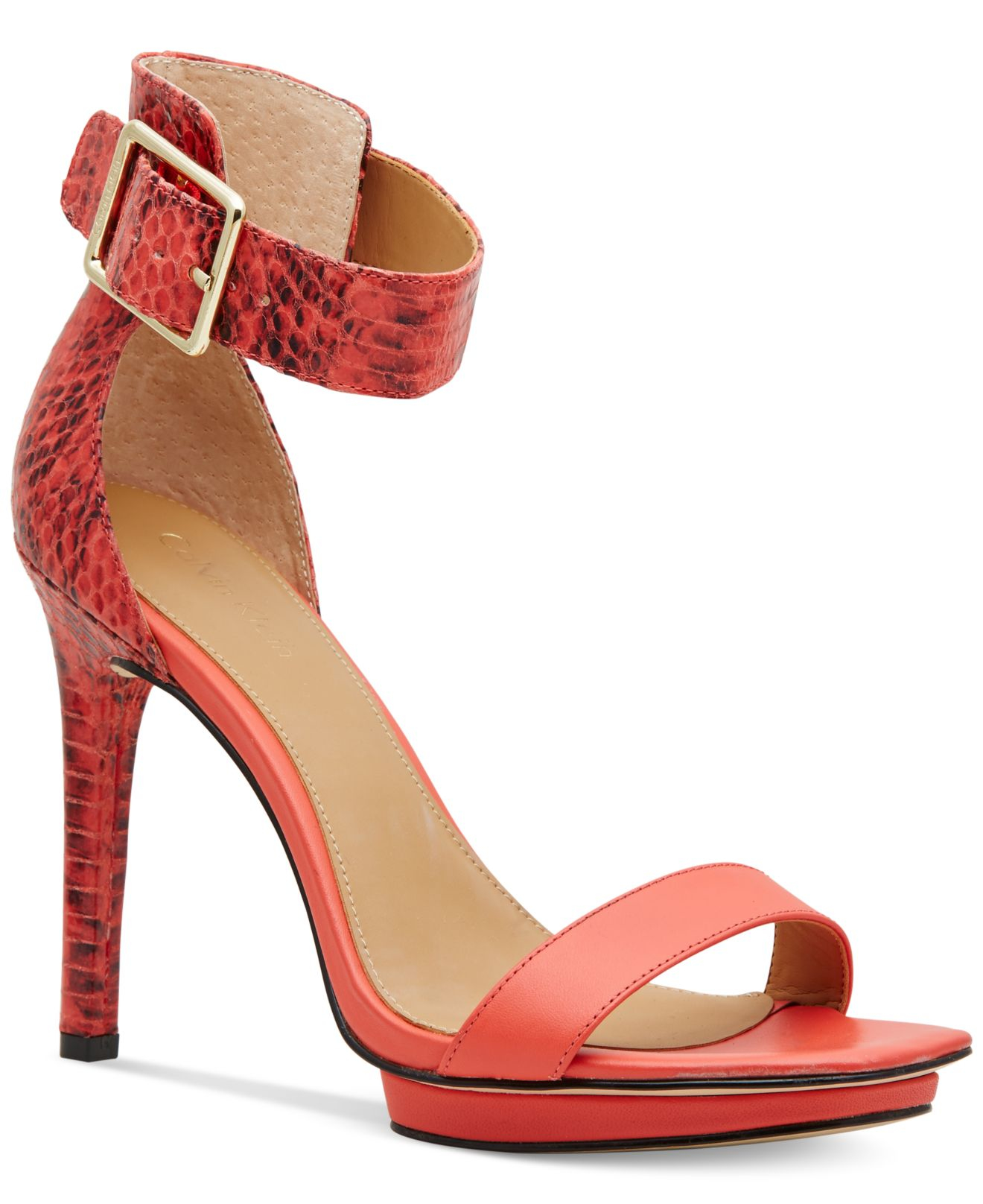 womens coral sandals