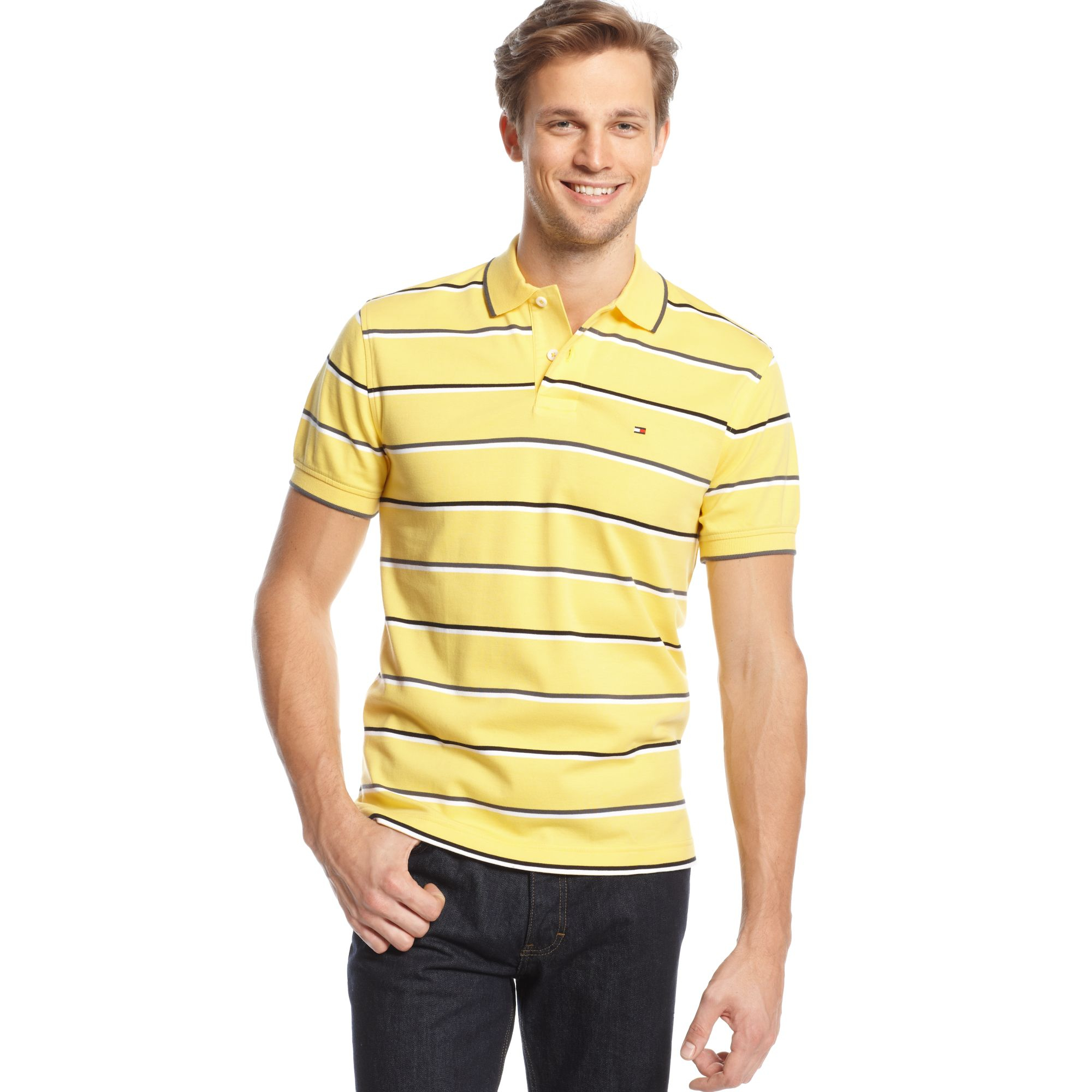 Tommy hilfiger yellow polo t shirt where zumba stores