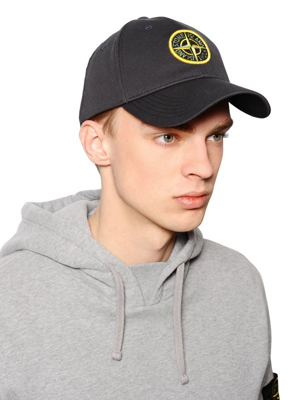 stone island compass logo baseball cap