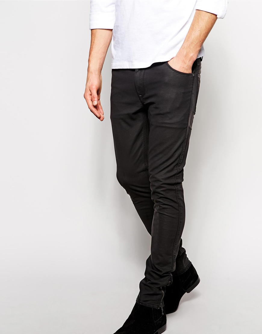 black jeans asos mens