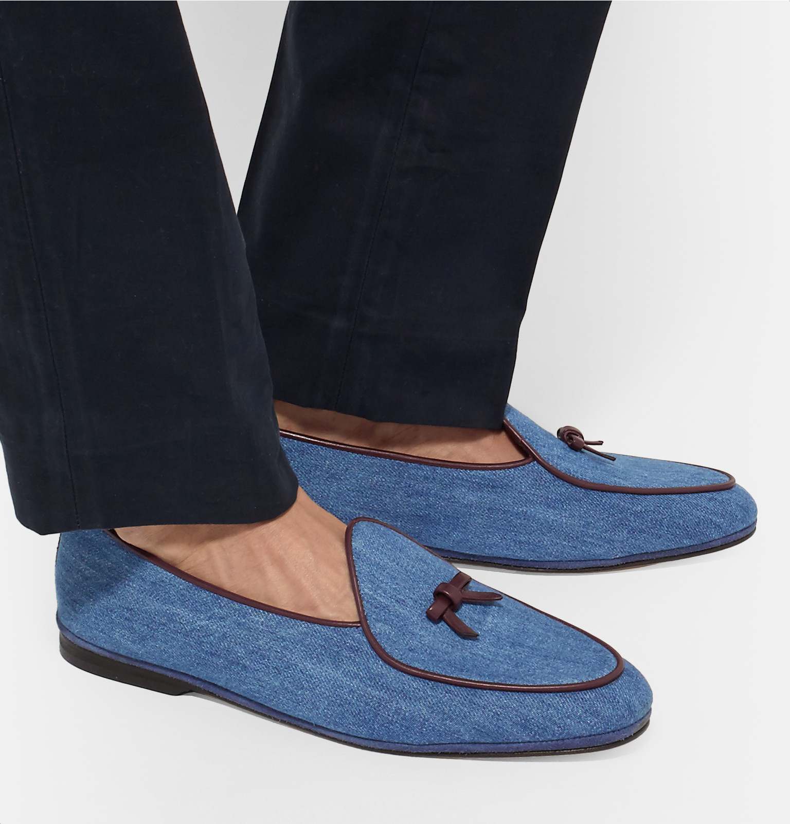 denim loafers for men