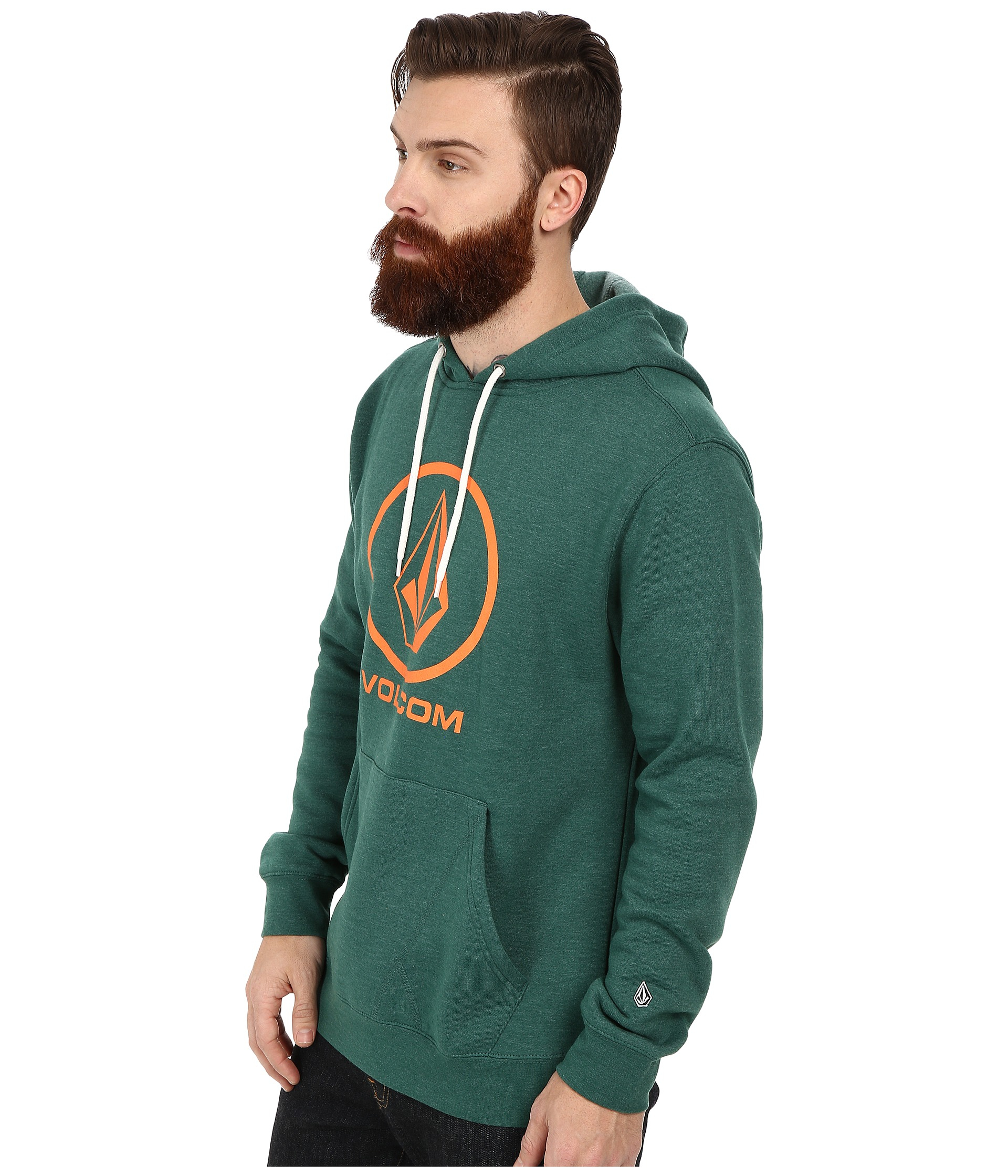 Volcom Single Pullover Hoodie in Green for Men (Heather Grass Green) | Lyst