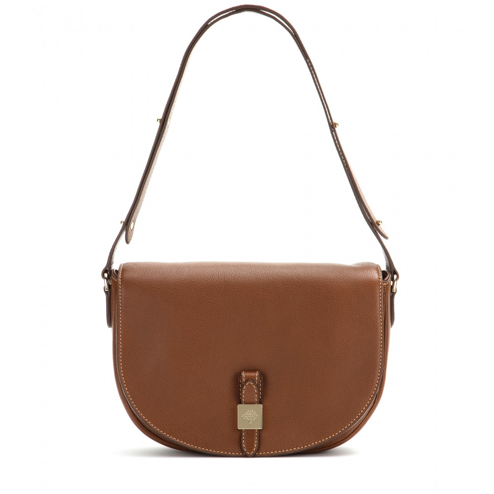 Mulberry Tessie Leather Shoulder Bag in Brown - Lyst