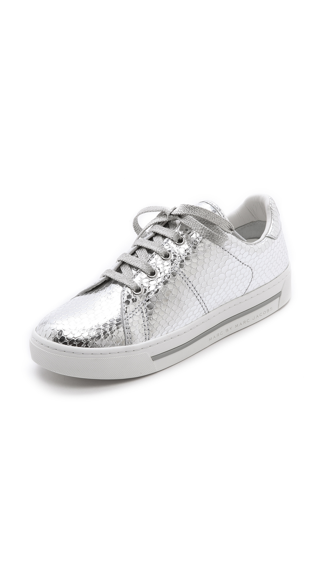 Marc Jacobs Low Top Sneakers Silver 