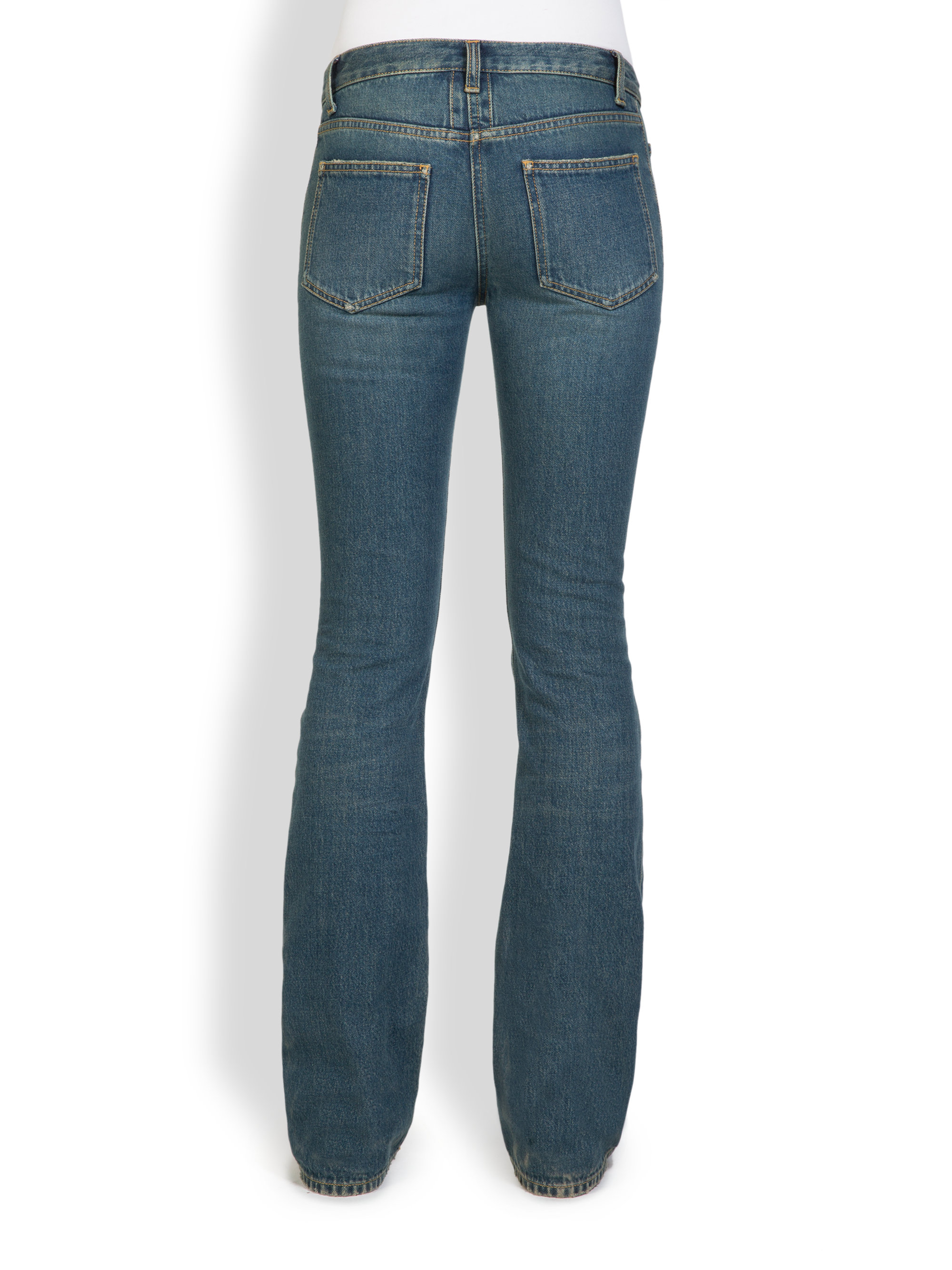 Mother Patch Pocket Flare Jeans