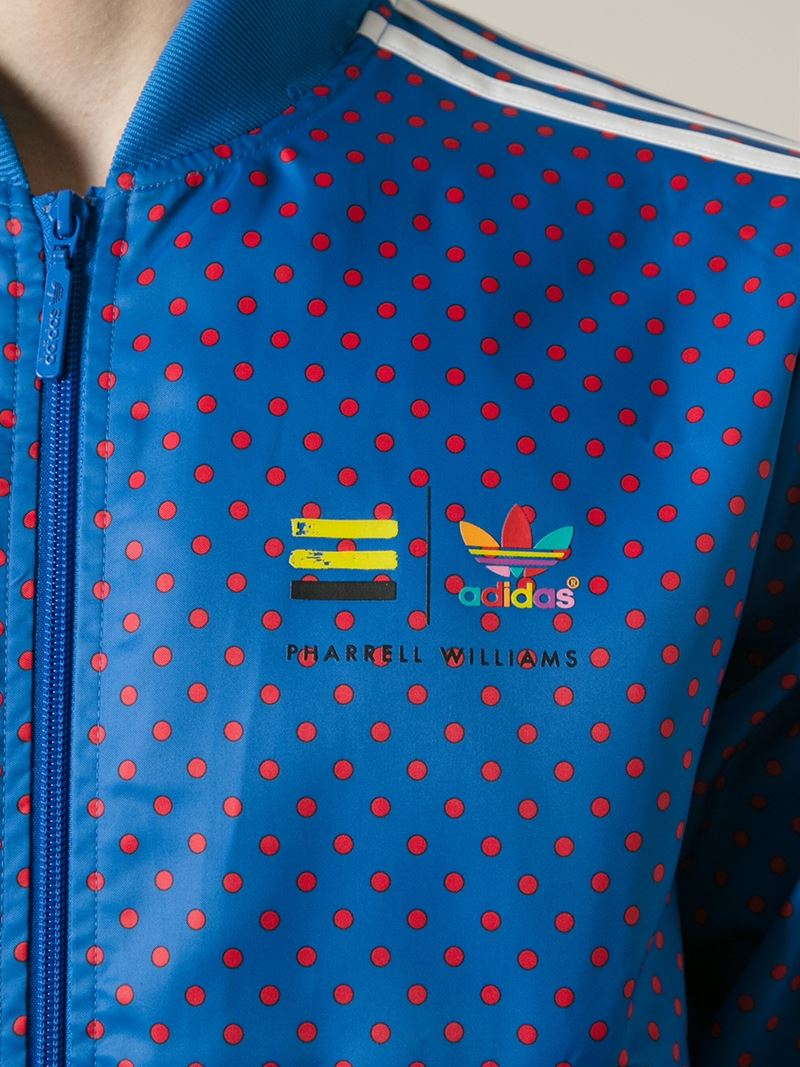 adidas Polka Dot Track Jacket in Blue for Men | Lyst