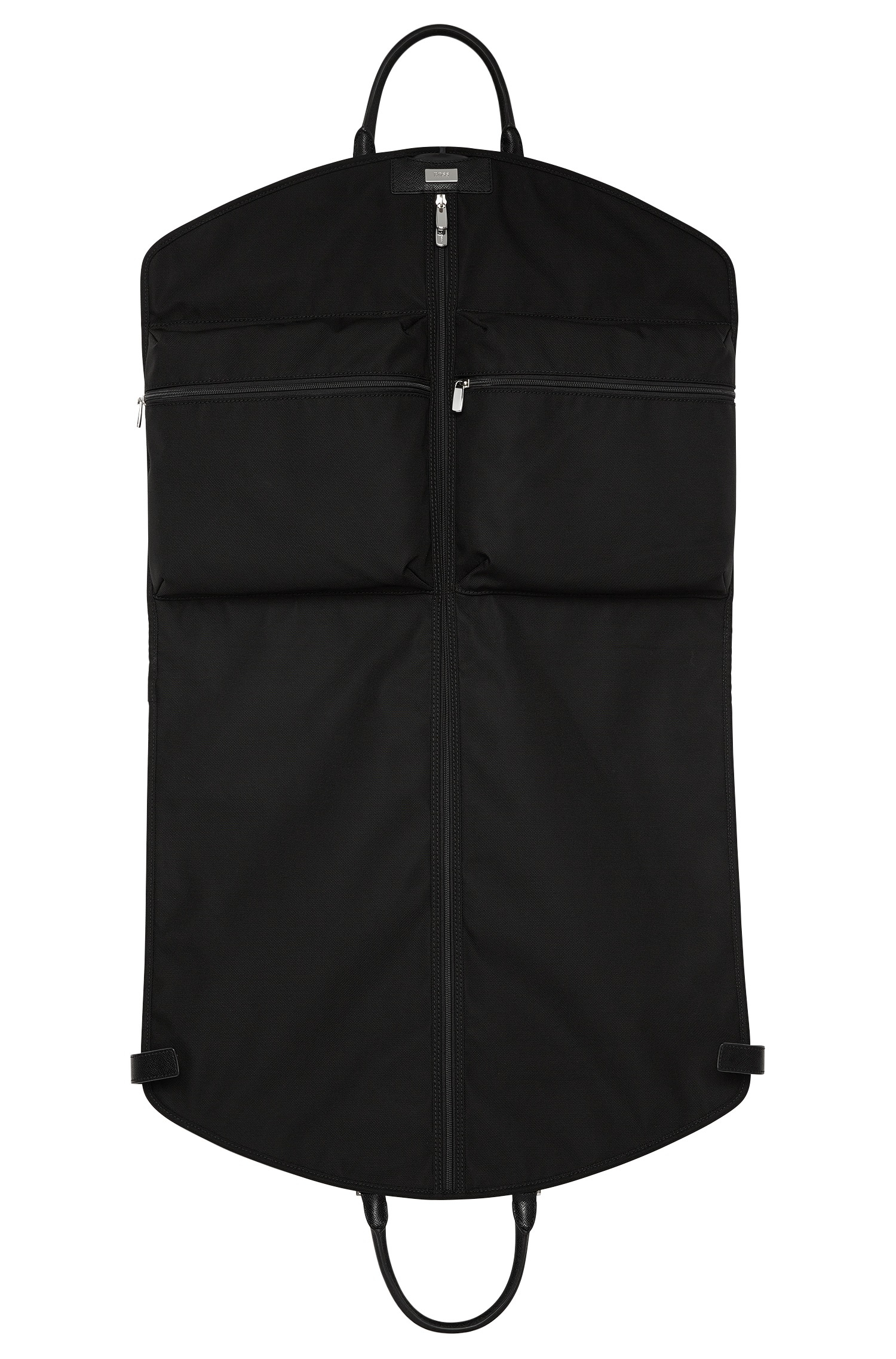 BOSS by HUGO BOSS Synthetic Garment Bag With Leather Details: 'signature  L_garment' in Black for Men - Lyst