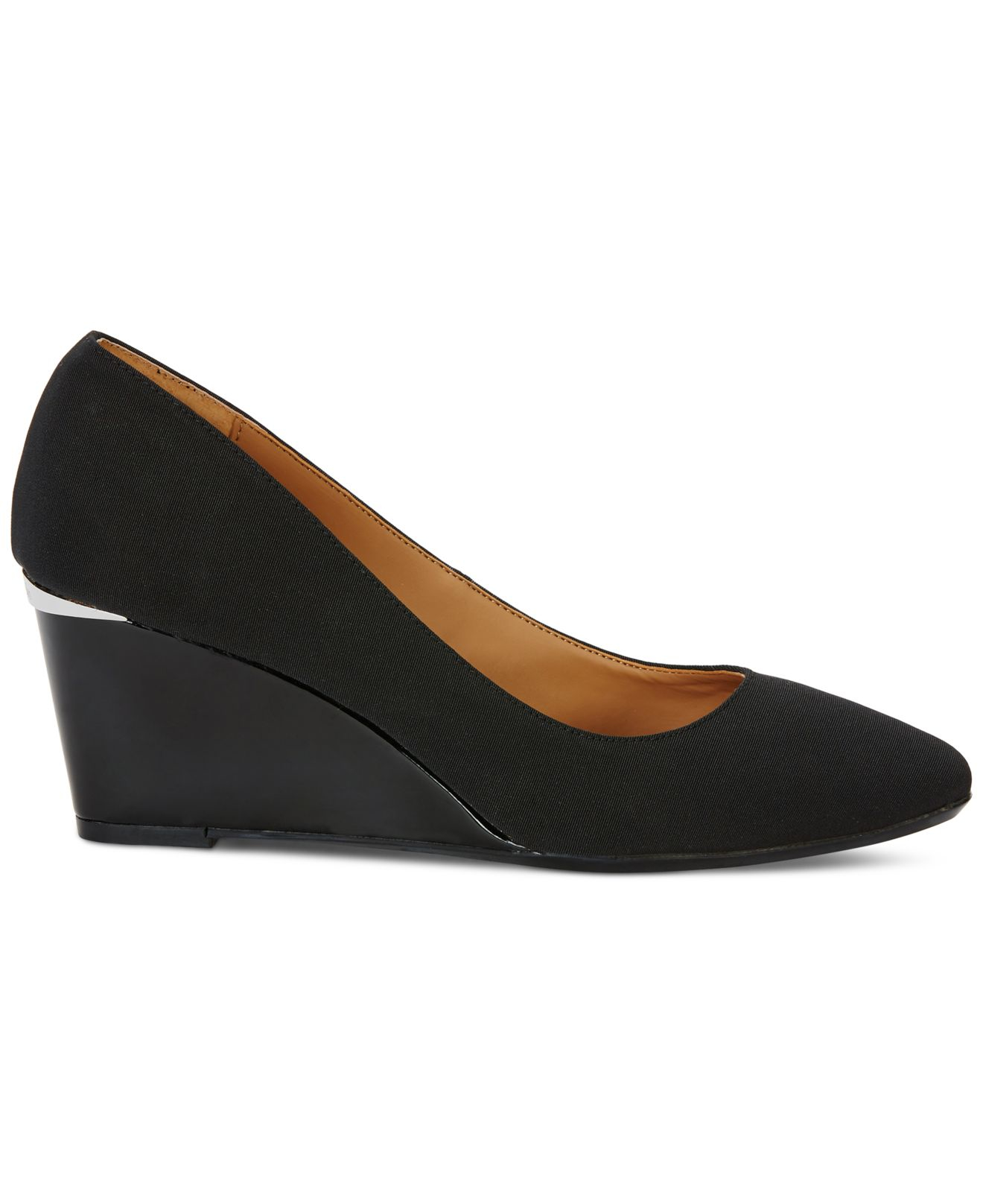 Buy Calvin Klein Black Wedges | UP TO 58% OFF