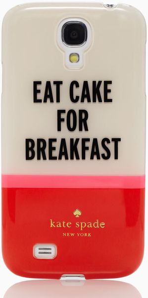 Kate Spade Eat Cake For Breakfast Samsung S4 Case in Beige (multi) Kate Spade Eat Cake For Breakfast Samsung S4 Case in Beige (multi)