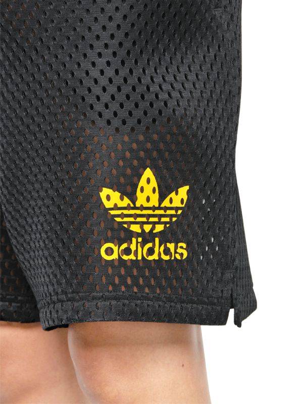 Jeremy Scott for adidas Neoprene Mesh Shorts in Black for Men | Lyst