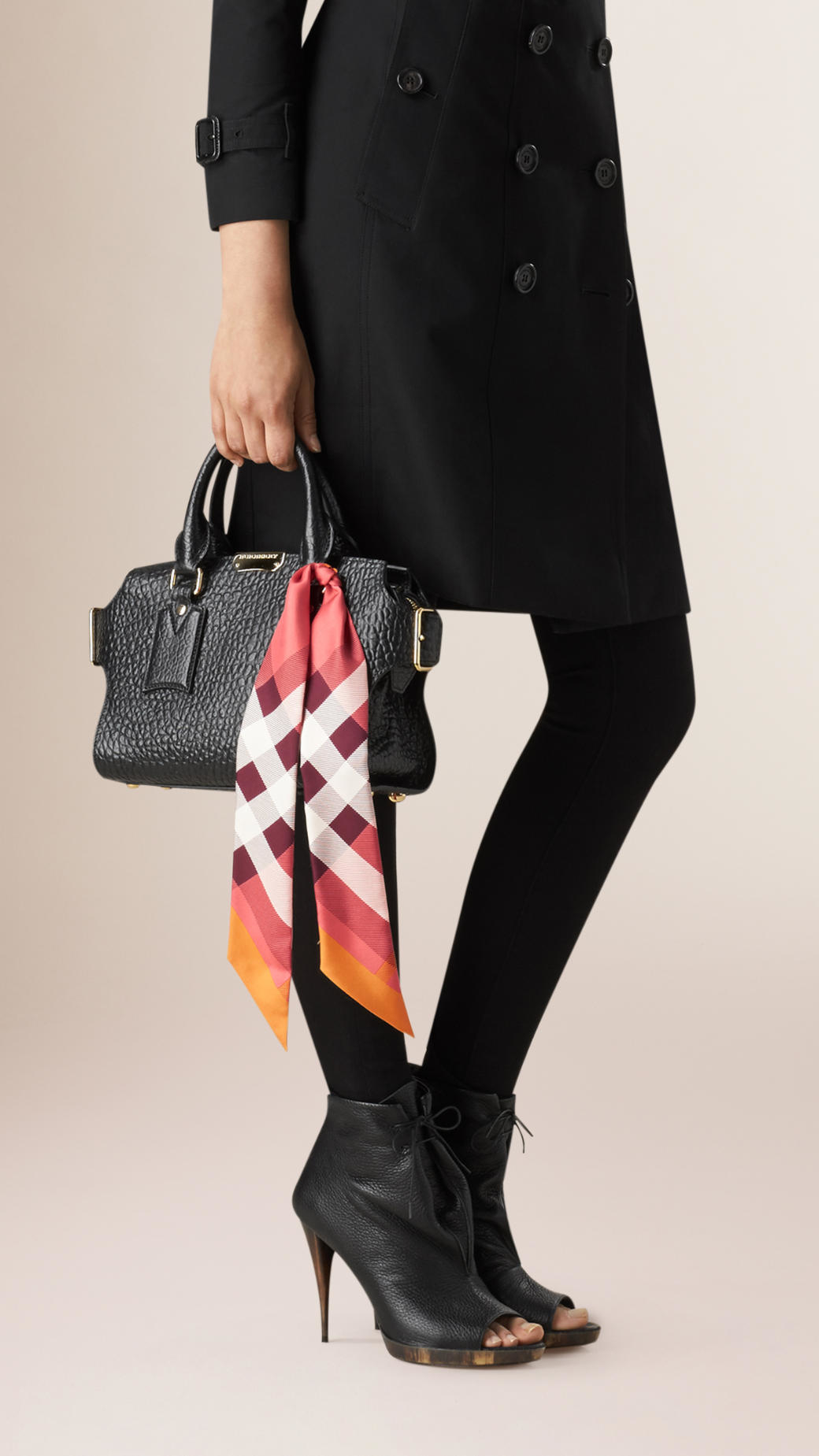 burberry purse with scarf