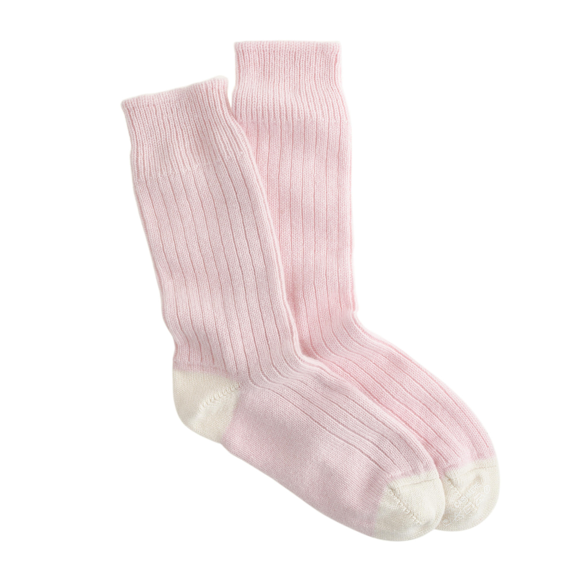 J.crew Corgi Cashmere Tipped Socks in Pink | Lyst