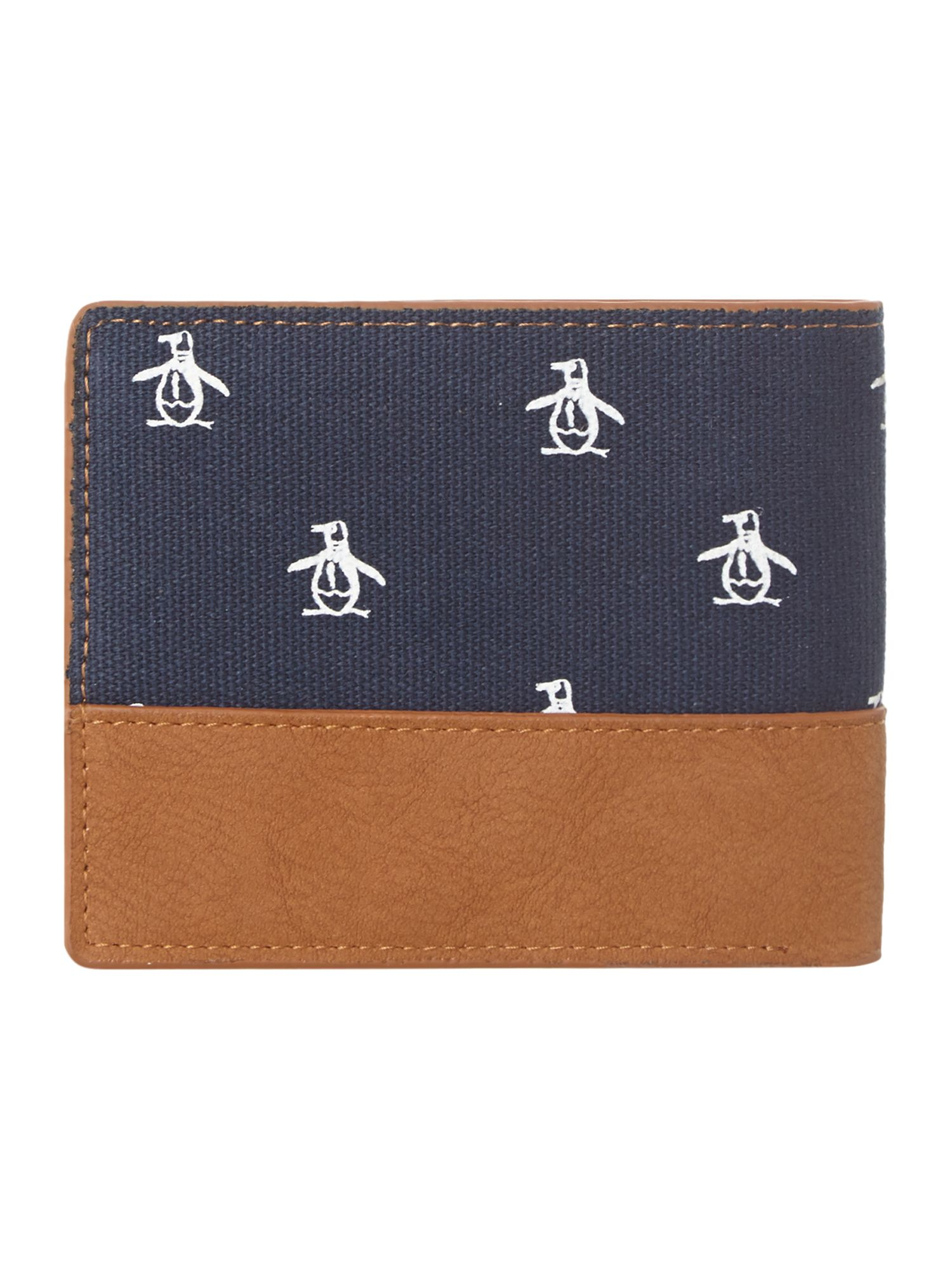 Original penguin Canvas Billfold Wallet in Blue for Men | Lyst