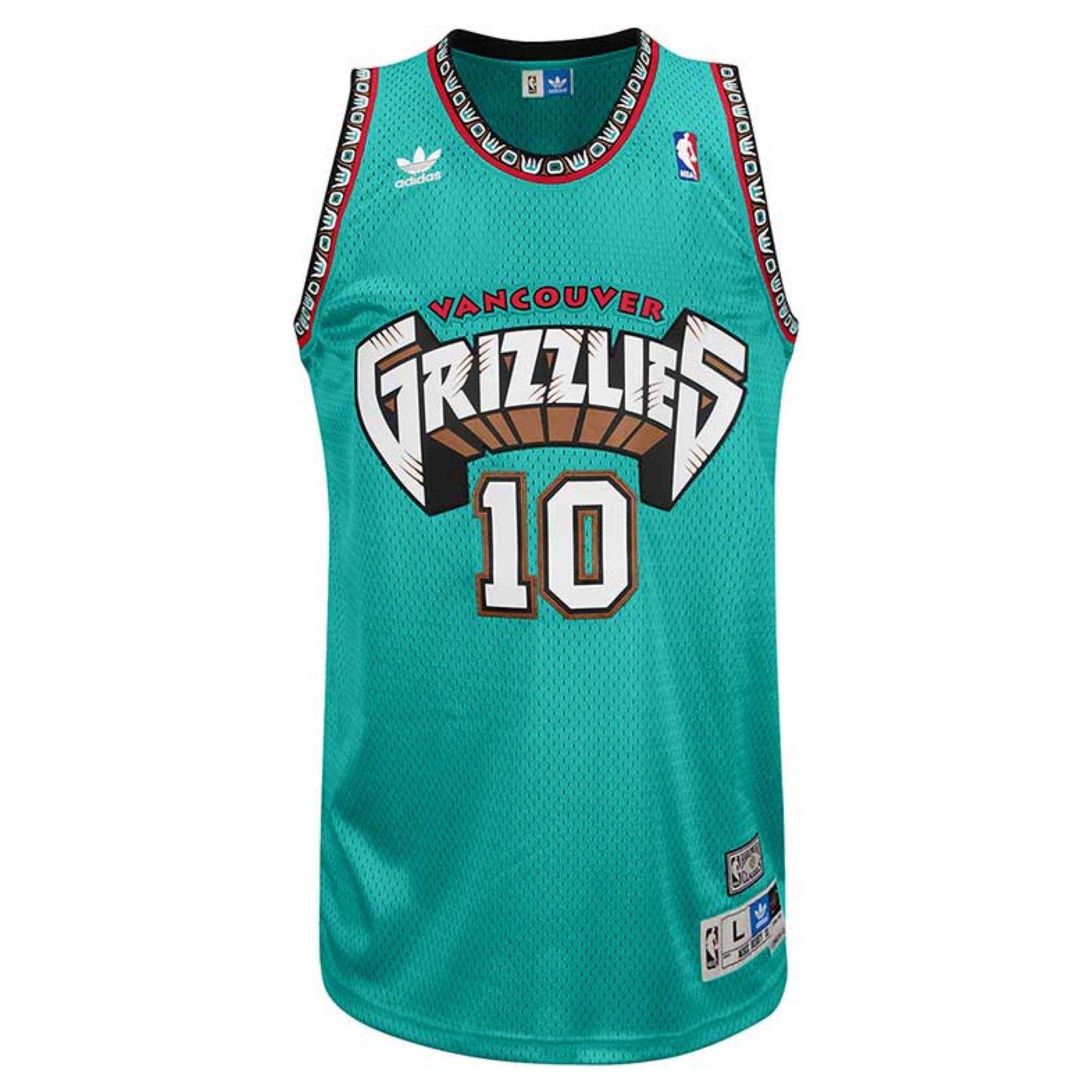 vancouver grizzlies adidas jersey