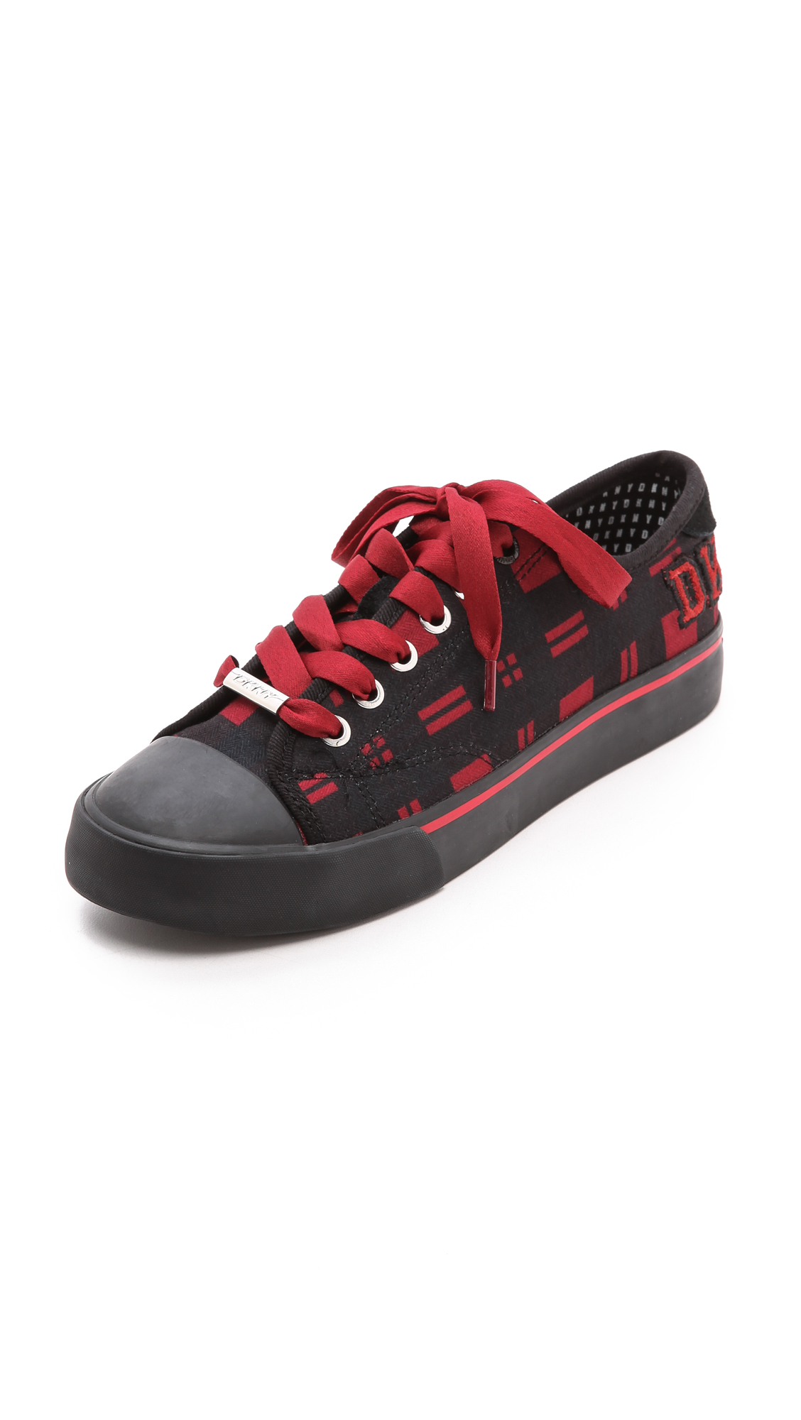 dkny red trainers