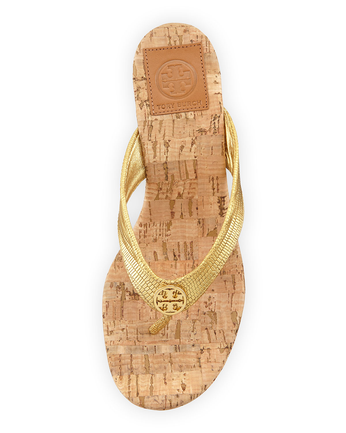 gold cork wedge sandals