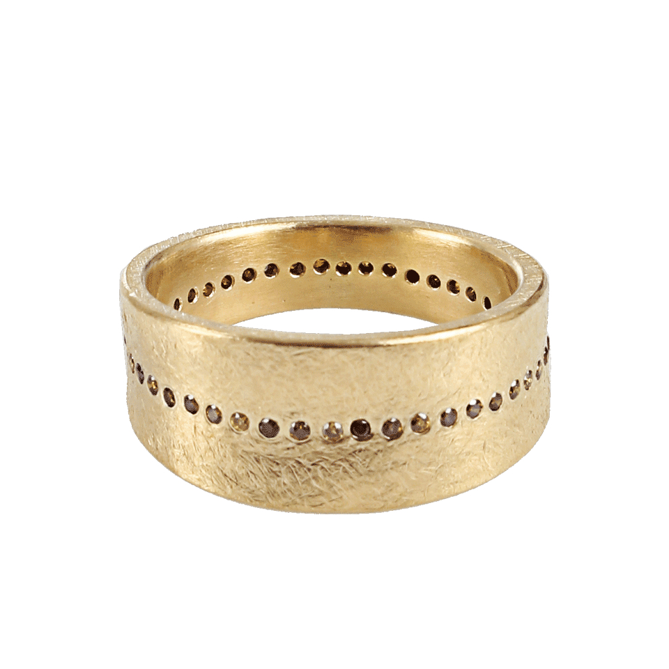 Todd Reed Tapered Center Line Autumn Diamond Ring in Metallic Lyst