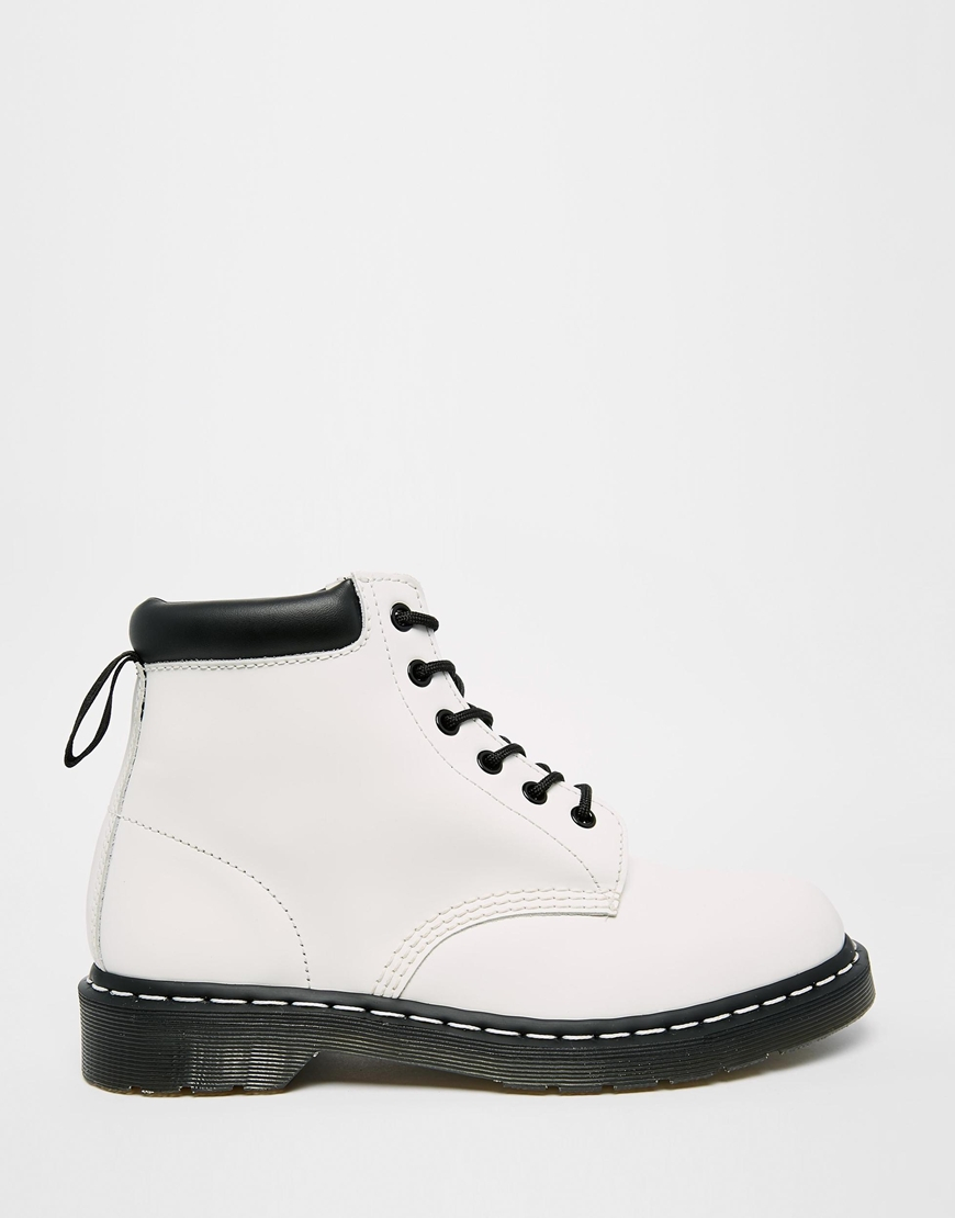 Dr. Martens 6-eye Boots in White for Men | Lyst