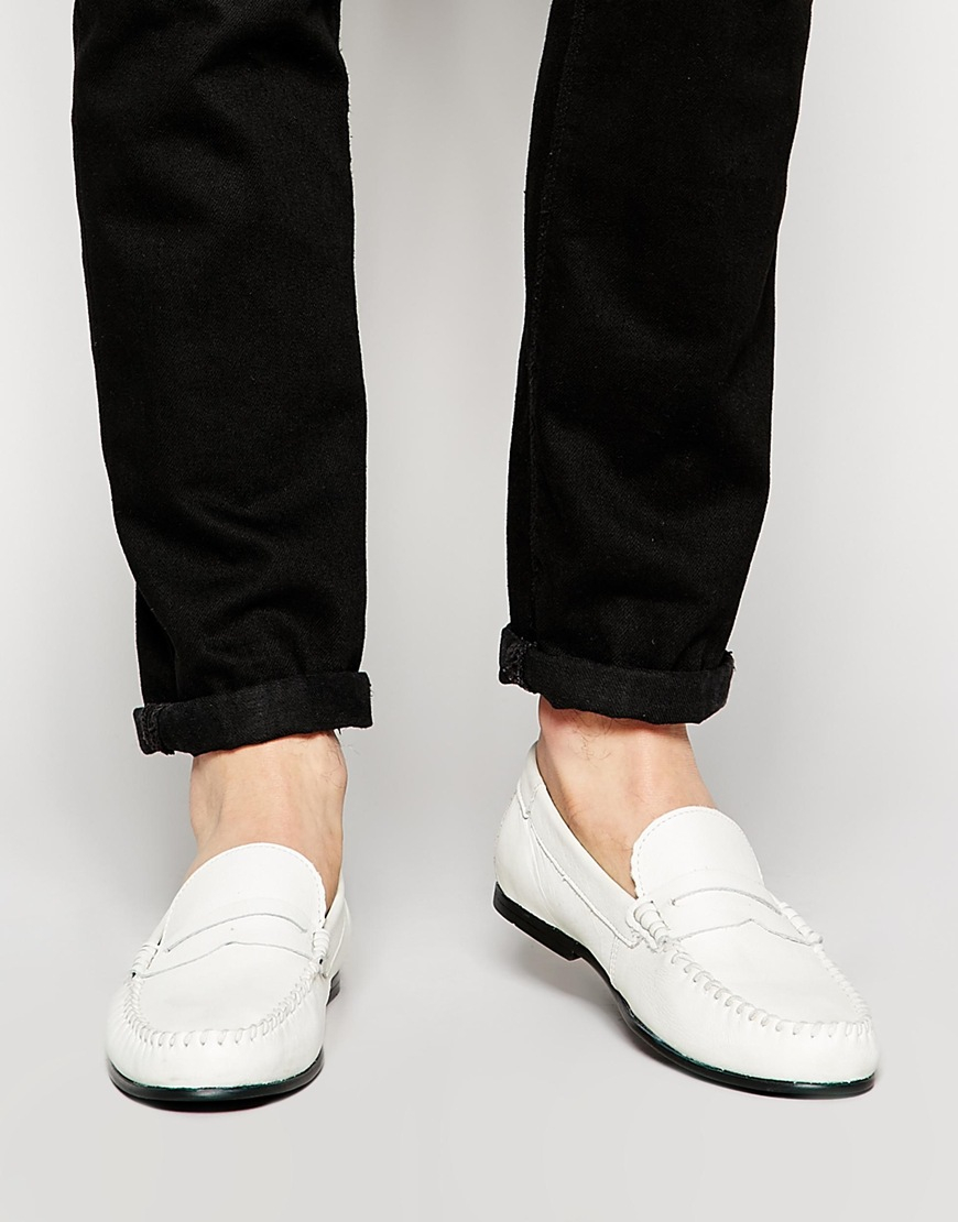asos white loafers