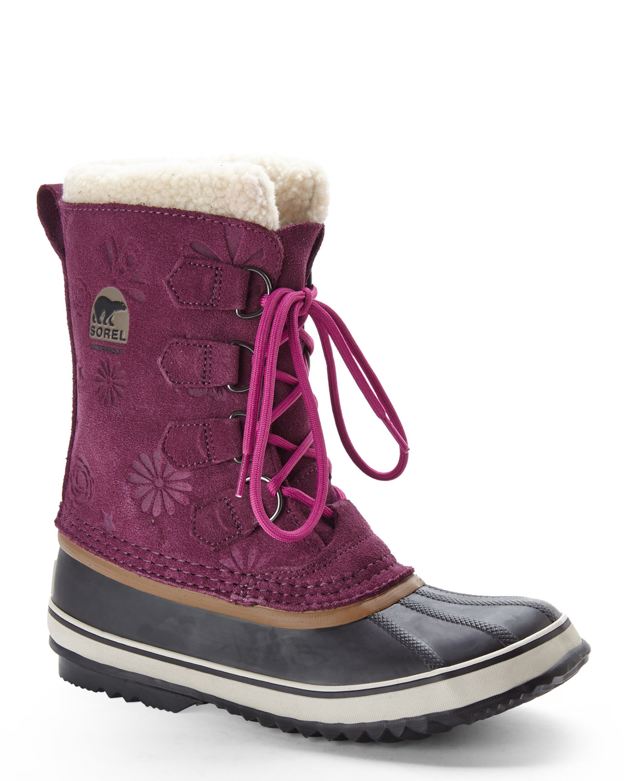 sorel boots purple