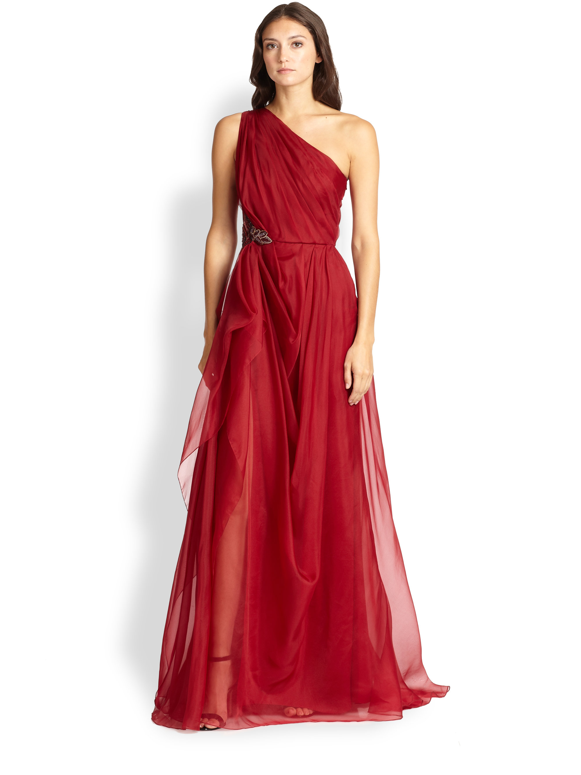 silk organza gown