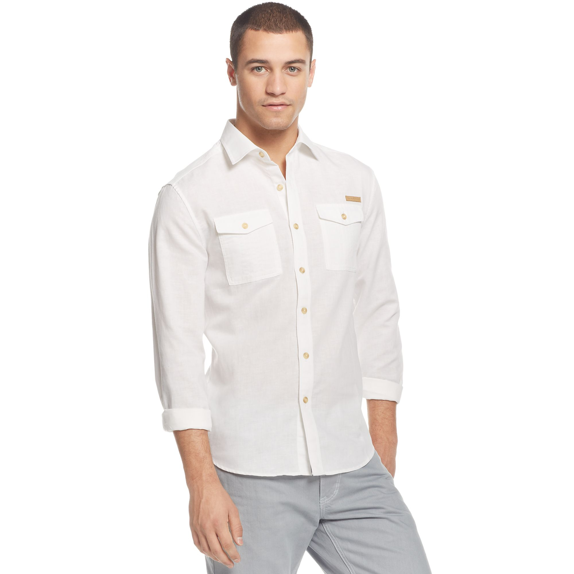 big & tall linen shirts