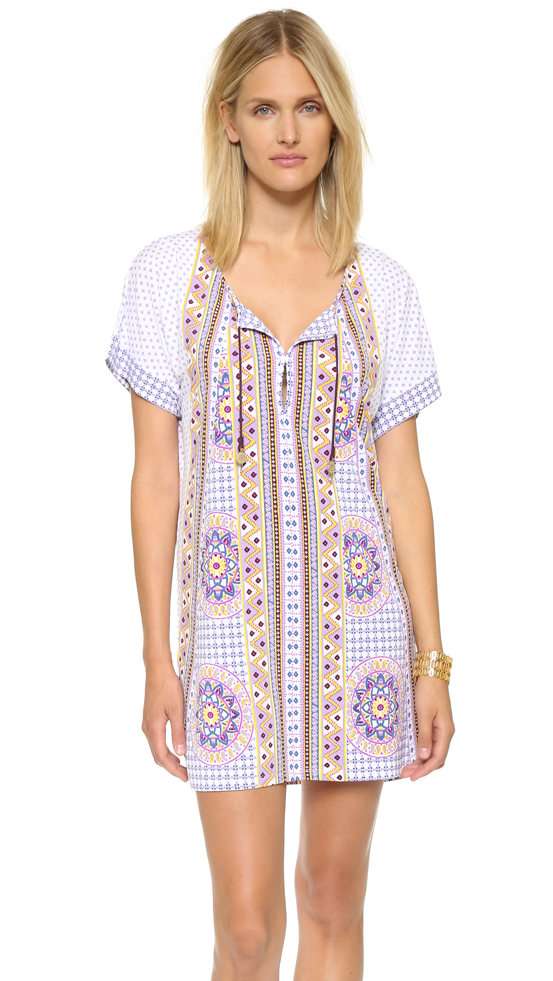 Lyst Tigerlily Dalmatia Mumu Dress White in White