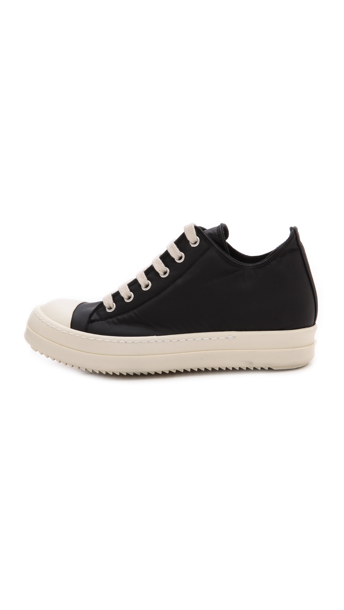 Rick Owens Drkshdw Low Top Ramones Sneakers - Black - Lyst