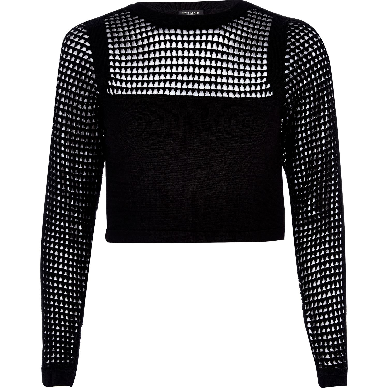 knitted mesh top