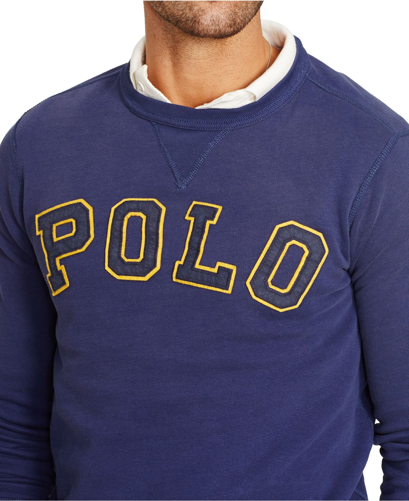polo ralph lauren men's fleece crewneck sweatshirt