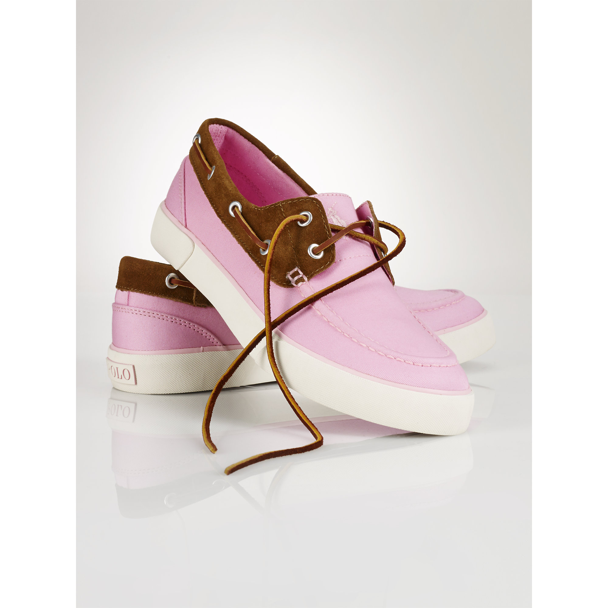 pink polo shoes lyst ralph chino rylander boat shoe in pink for pink polo shoes lyst ralph chino rylander boat shoe in pink for