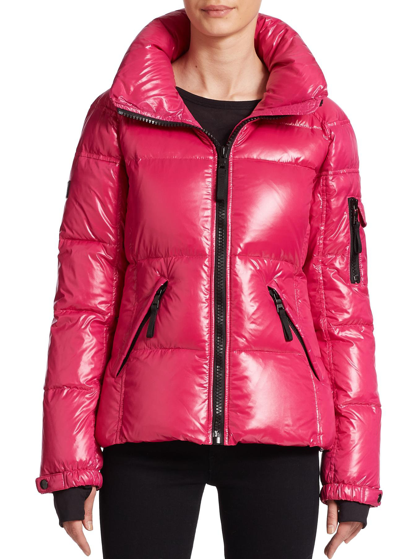 Sam. Freestyle Puffer Jacket in Pink (raspberry) | Lyst