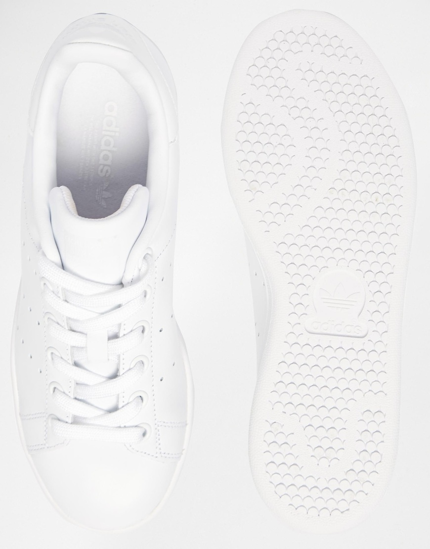 adidas womens all white stan smith