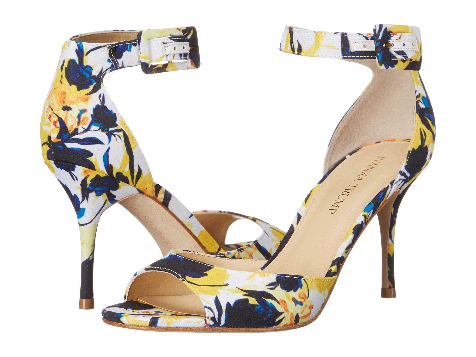 yellow floral shoes